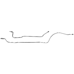 67 Camaro Rear Brake Line Routing 1967 Camaro Rear End Axle Brake Lines Set for Mono Leaf Spring Cars