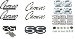 SS 396 Emblem Kit 69 Rally & Super Sport 1969 Camaro RS