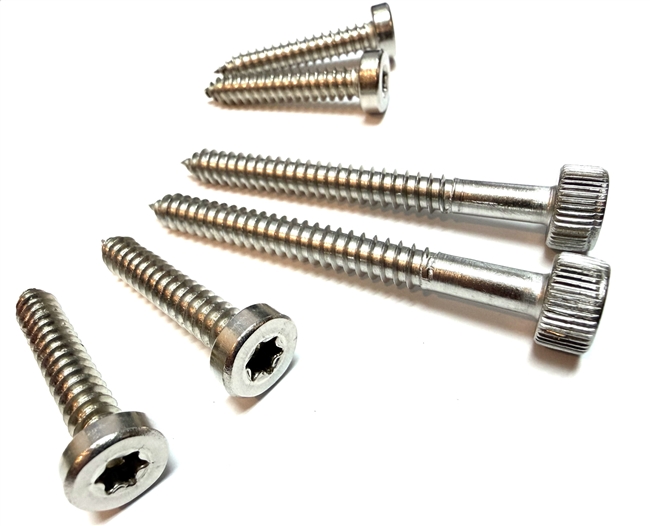 1982 - 1992 Camaro Door Panel Arm Rest Screws Set, Torx Head, 6 Pieces