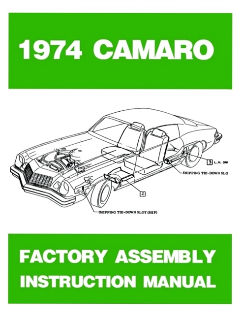 1974 Chevrolet Corvette Assembly Manual - Rebuild Guide With Diagrams & Instructions 7 thumbnail image