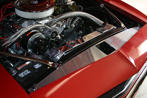 1967 - 1969 Camaro Radiator Support Cover Plate, Custom One Piece